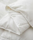 Heavyweight White Goose Down Feather Comforter, Twin