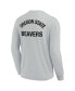 Men's and Women's Gray Oregon State Beavers Super Soft Long Sleeve T-shirt