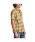 Men's Plaid Workwear Short Sleeve Shirt