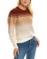 Autumn Cashmere Gradient Stripe Cashmere Sweater Women's Red S