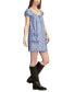 Women's Market Puff-Sleeve Shift Dress