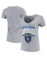 Women's Gray San Jose Earthquakes MVP Bar Graphic T-shirt