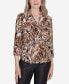 Petite Rue Rivoli Brushstroke Textured Button Down Top