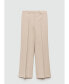 Women's Pleat Straight Trousers