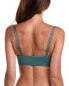 Lively The Skinny-Strap Seamless Bralette Women's Green S