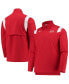 Men's Red Team USA On-Field Quarter-Zip Jacket