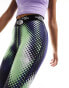 The North Face Training Aracar high waist 7/8 leggings in green dot print Exclusive at ASOS