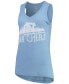 Women's Carolina Blue North Carolina Tar Heels Ferris Melange V-Neck Tank Top