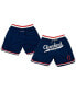 Men's Navy Cleveland Buckeyes Replica Mesh Shorts