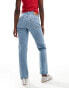 Levi's 501 straight fit crop jeans in light blue