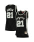 Women's Tim Duncan Black San Antonio Spurs 1998-99 Hardwood Classics Swingman Jersey