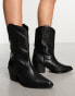 Bronx Jukeson western boots in black leather