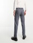 Ben Sherman wedding suit trousers in grey check