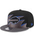 Men's Black Buffalo Bills Tidal Wave 9FIFTY Snapback Hat