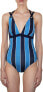 Mei L'Ange Women's 282335 Mya One-Piece Swimsuit, Size Small - Blue