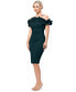 Women's Ruffled Off-The-Shoulder Sheath Dress