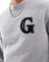 GANT applique G logo sweatshirt in grey marl