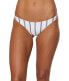 O'Neill 297215 Women's Swim Classic Stripe Flamenco Cheeky Bikini Bottom, L