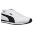 Puma Turin 3 Lace Up Mens White Sneakers Casual Shoes 383037-06