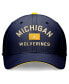 Men's Navy Michigan Wolverines Primetime Swoosh Flex Hat