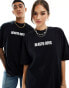 ASOS DESIGN unisex oversized license t-shirt with Beastie Boys graphic prints in black