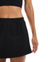 Cotton On sporty jersey mini skirt in black