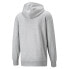 Puma Fandom Logo Pullover Hoodie Mens Grey Casual Athletic Outerwear 53611404