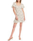 70/21 Smocked Mini Dress Women's White M