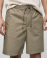 Men's Drawstring Bermuda Shorts