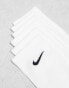 Nike Training Everyday Cushioned Plus 6 pack crew socks in white