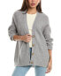 Hannah Rose Oversized Shaker Wool & Cashmere-Blend Cardigan Women's