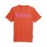 Puma Cf Maze Graphic Crew Neck Short Sleeve T-Shirt Mens Orange Casual Tops 6787