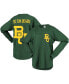 Women's Green Baylor Bears Big Shirt Oversized Long Sleeve T-shirt