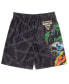 Boys Pullover Pajama Shirt and Shorts Sleep Set to Grave Digger El Toro Loco Megalodon