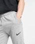 Nike Training Dri-FIT tapered joggers in light grey