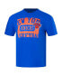 Men's Royal New York Knicks Made to Play Drop Shoulder T-Shirt