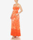 Women's Smocked Ruffle Maxi Dress