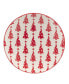 Peppermint Candy 6" Canape Plates Set of 6, Service for 6