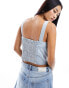 Levi's Dreak tank top in denim with buttons