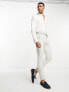 ASOS DESIGN regular royal oxford shirt with double cuff in white