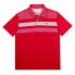 OXY GOLF Diamond Comb Red short sleeve polo