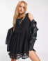 Bolongaro Trevor sleeveless smock dress in black