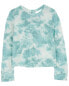 Kid Tie Dye Knit Long-Sleeve Fashion Top - Blue 5