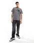 The North Face Easy graphic logo t-shirt in grey