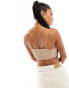 Free People Adella lace bralet in light sand