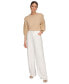 Women's Top-Stitched Crinkle Trousers