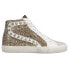 Vintage Havana Mateel Glitter High Top Womens Gold Sneakers Casual Shoes MATEEL