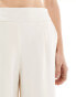 JDY high waist wide leg tailored trouser co-ord in cream