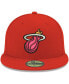 Miami Heat Official Team Color 59FIFTY Fitted Cap