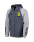 Men's Charcoal Nashville SC All-Weather Raglan Hoodie Full-Zip Jacket